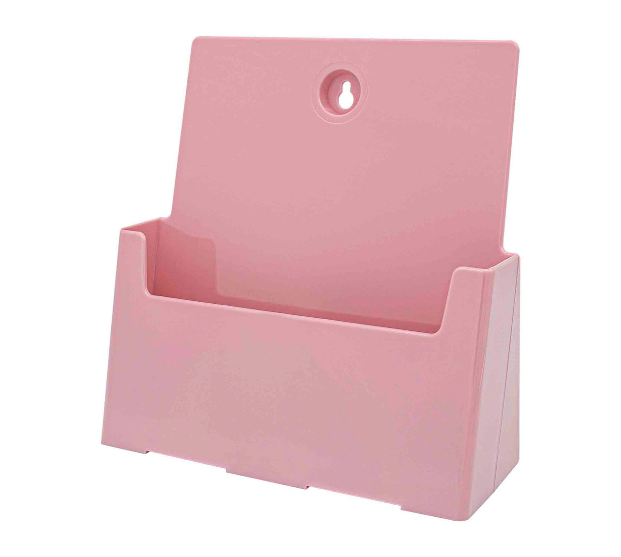 Flyer Holder 8.5" Pink Slant Back Countertop Stand