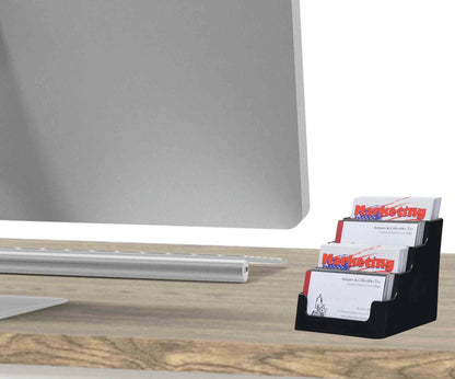 4 Pocket Tiered Retail Gift Card Display Business Card Holder