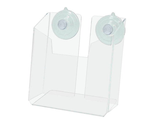 Suction Cup 4"W Vertical Postcard Holder Window Mount Display