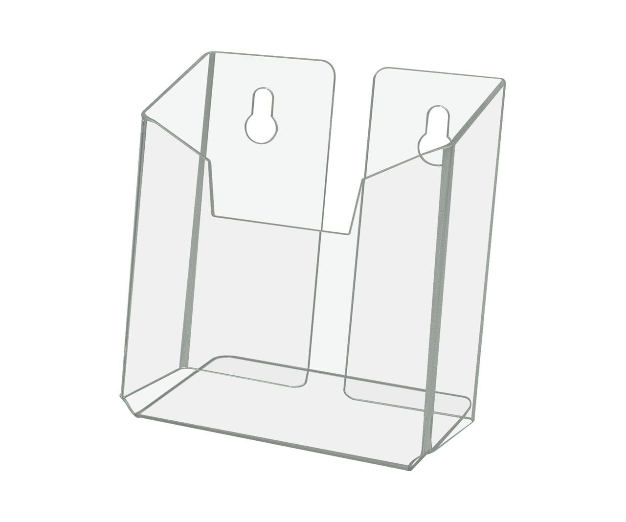 4"W Vertical Postcard Organizer Brochure Holder