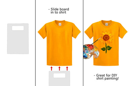 8.5"W x 12"H Shirt Folding Boards Acrylic Organizer Laundry