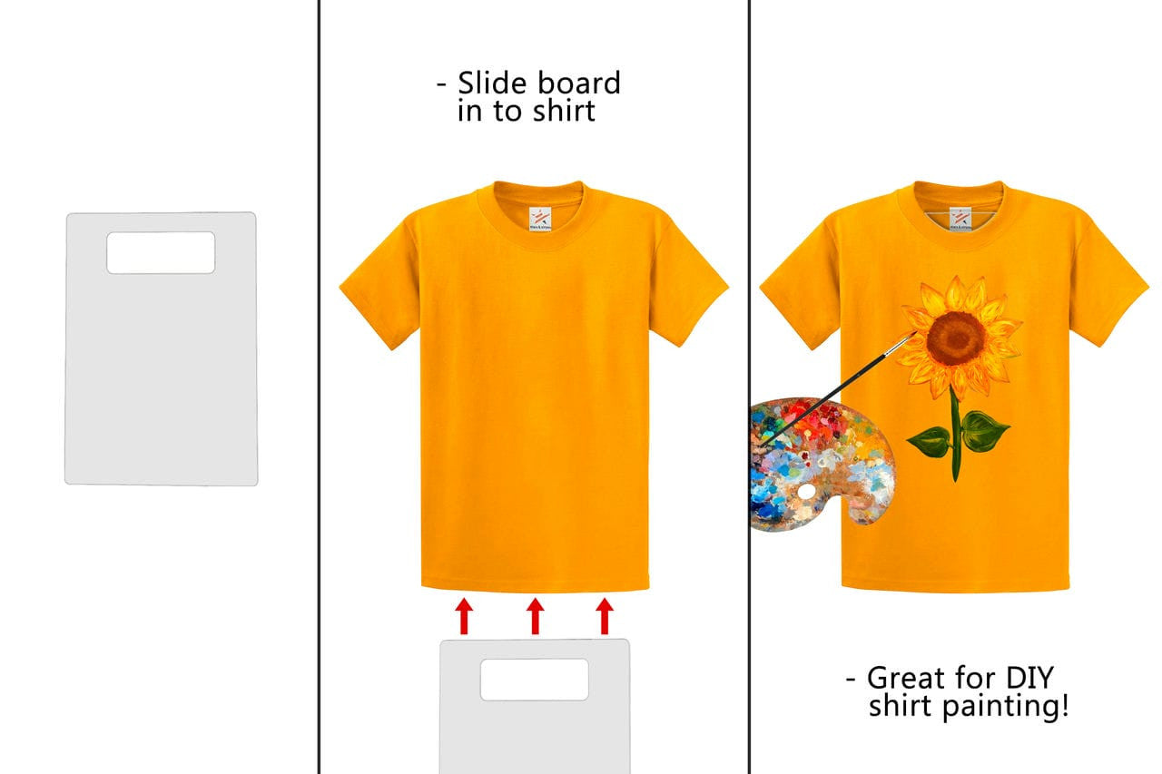 11.5"W x 23"H Shirt Folding Boards Acrylic Folding Tile Laundry