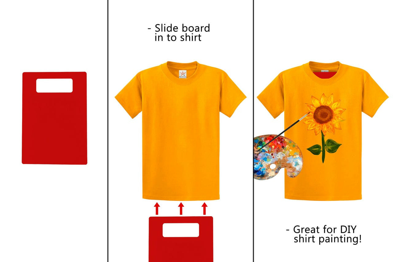 11.5"W x 23"H Shirt Folding Boards Acrylic Folding Tile Laundry