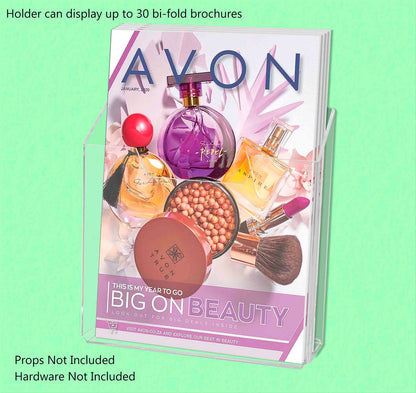 5.5"W Booklet Display Rack Take One Bifold Brochure Holder