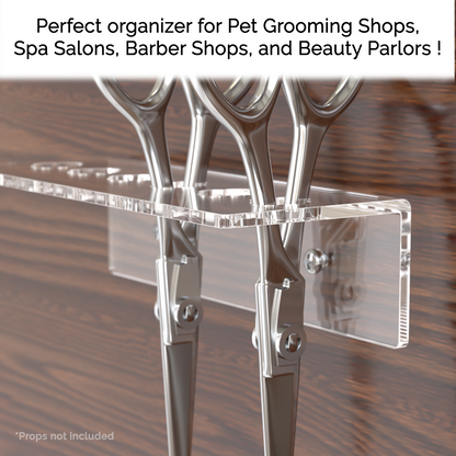 Scissor Shear Wall Organizer Dog Grooming Salon Barber 6 Hole