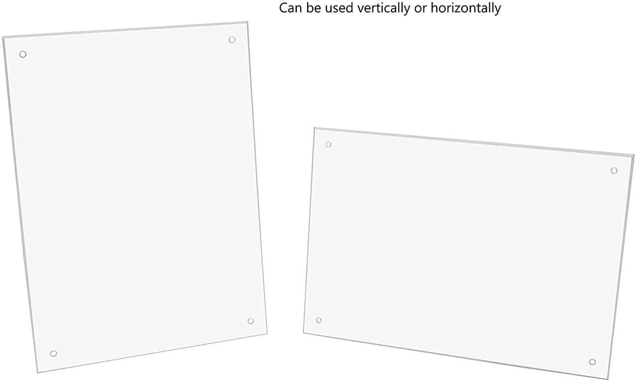 5" x 7" Wall Shield Sanitary Protection Guard with 4 Holes