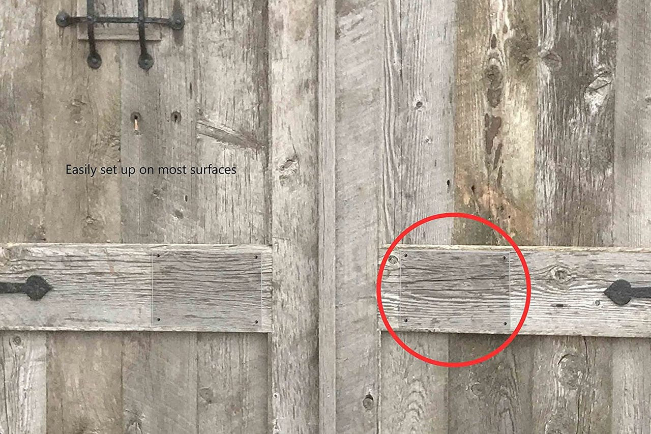 7" x 20" Wall Shield Sanitary Protection Guard with 4 Holes