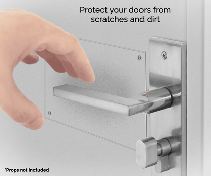 7" x 20" Wall Shield Sanitary Protection Guard with 4 Holes