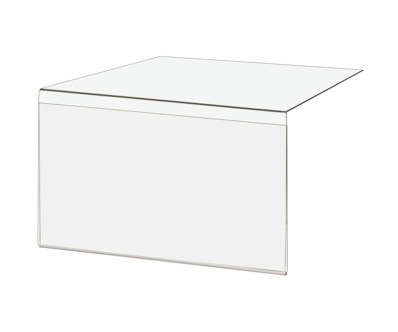 7"W x 5"H UPC Label Shelving Sign Retail Price QR Code Holder