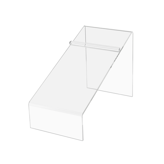 4" x  5" Shoe Riser  Acrylic Display Slanted Footwear Stand