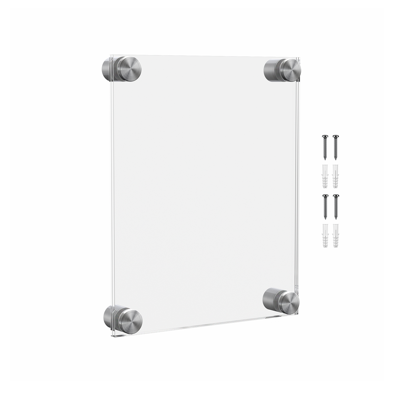 5" x 7" Wall Sign Holder Floating Graphic Image Display