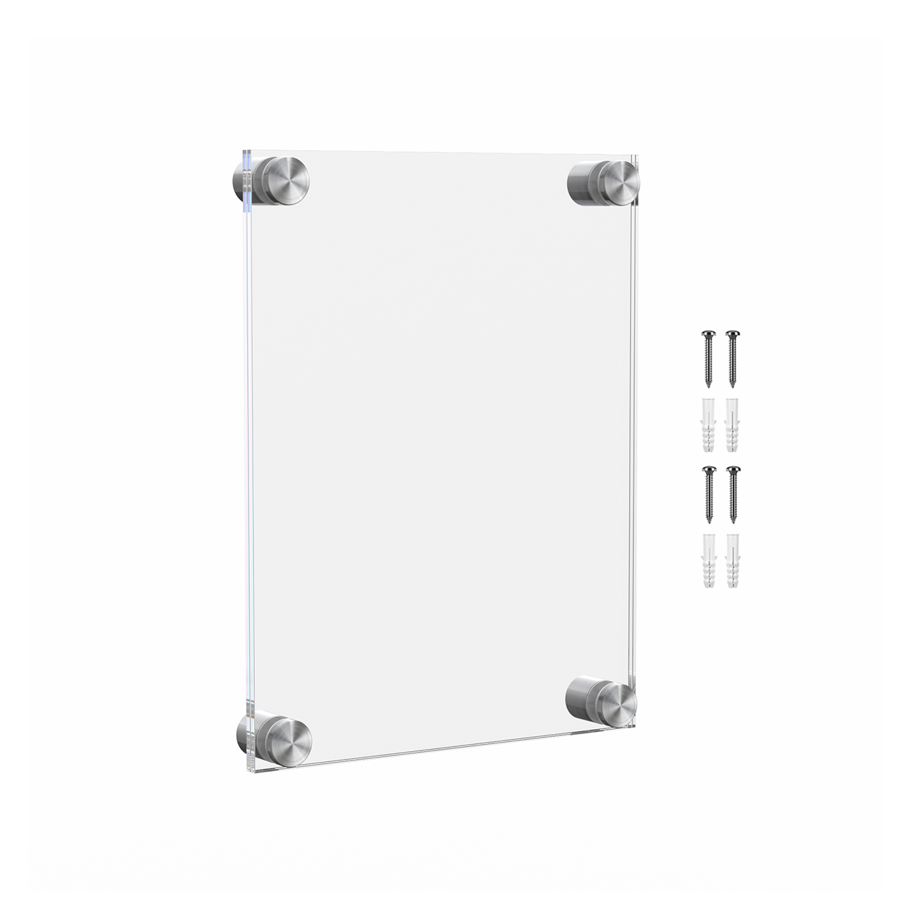 8.5" x 5.5" Wall Sign Holder Floating Graphic Image Display