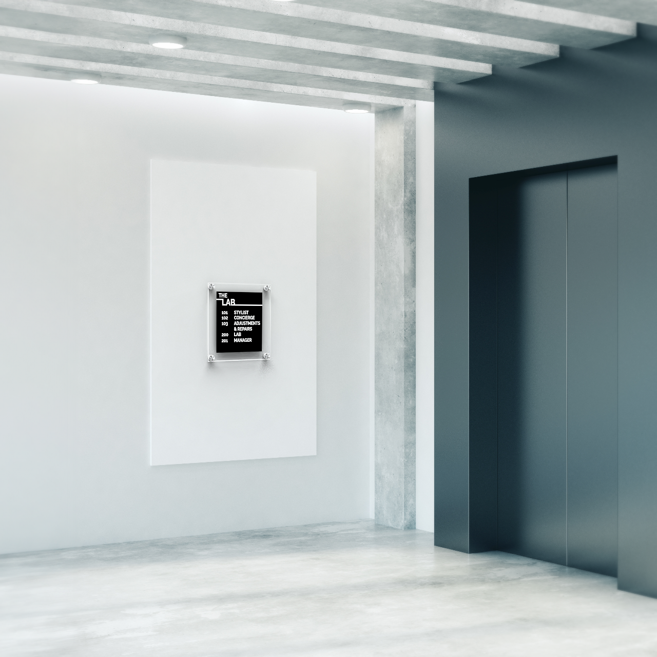 11" x 17" Wall Sign Holder Floating Graphic Poster Display