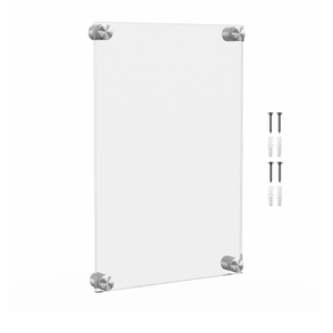 8.5" x 14" Wall Sign Holder Floating Graphic Image Display