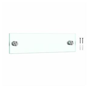8" x 2" Wall Sign Holder Euro Style With Stainless Standoffs