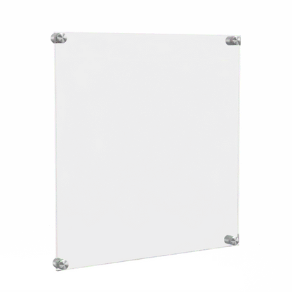 12" x 12" Wall Sign Holder Floating Graphic Image Display