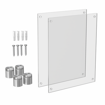 18" x 24" Wall Sign Holder Floating Graphic Poster Display