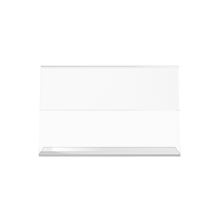 3.5"W x 2"H Business Card Holder Slant Back Display Side Load