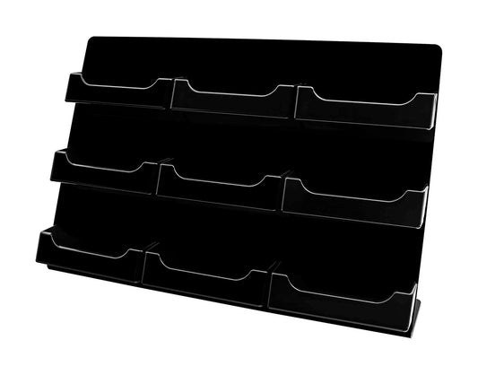 9 Pocket Business Card Display Slant Back Style Holder