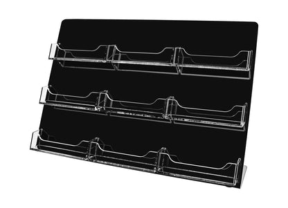 9 Pocket Business Card Display Slant Back Style Holder