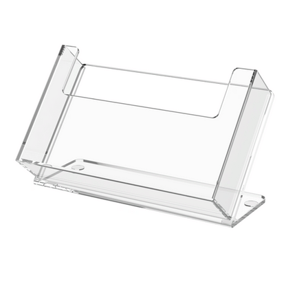 6"W Postcard Holder Slant Back Countertop Index Card Display