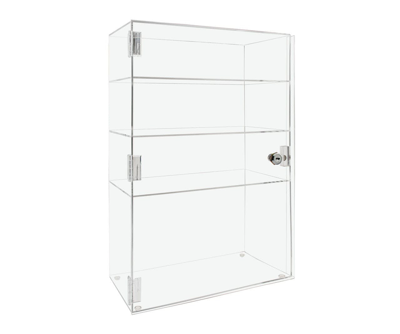 12"W x 6"D x 19"H Acrylic Locking Retail Display Cabinet