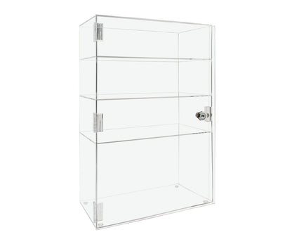 12"W x 6"D x 19"H Acrylic Locking Retail Display Cabinet