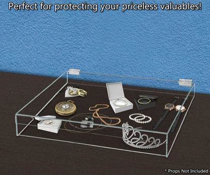 18"W x 18"D x 4"H Display Locking Security Case Countertop