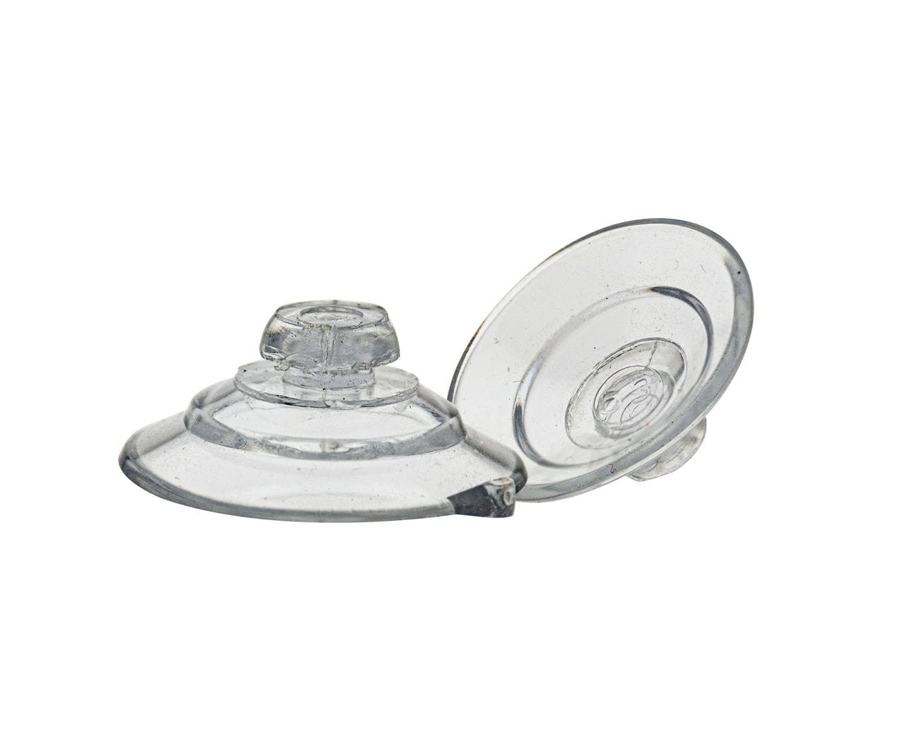Set of Two Small Suction Cups for Windows Mirrors Smooth Surfaces
