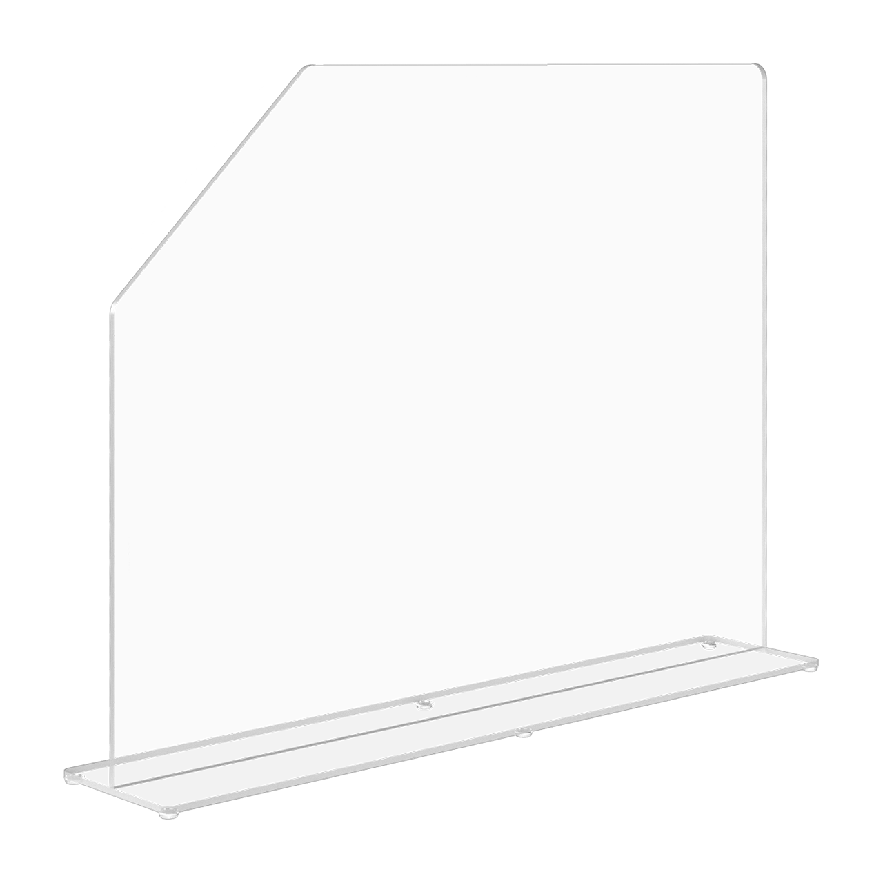 23.5"W x 18"H Sink Splash Guard Barrier