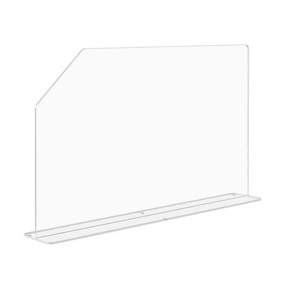 29.6"W x 18"H Sink Splash Guard Barrier