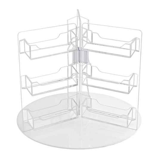 Rotating Business Card Holder 18 Pocket Display
