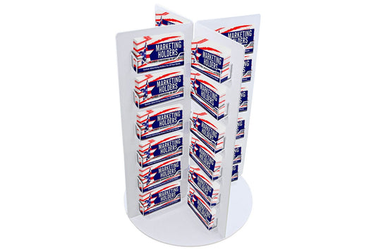 48 Pocket Business Card Rotating Tower Tabletop Display Stand