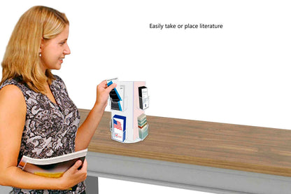 Spinning Vertical Business or Gift Card Holder 8 Pocket Display