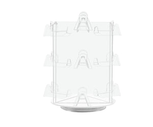 Rotating Eyewear Display Holder 9 Pair Countertop Stand
