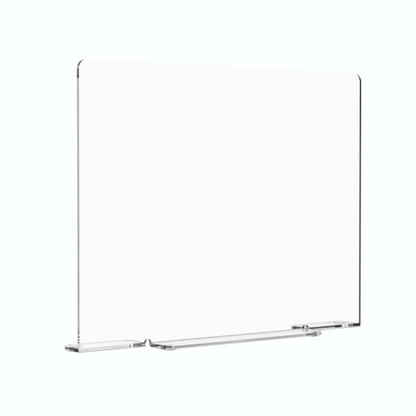 Square 19"W x 18"H Splash Guard with Feet Acrylic Sink Barrier