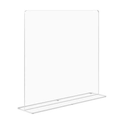 19"W x 18"H Sink Splash Guard Square Freestanding Barrier