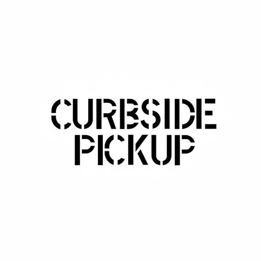 CURBSIDE PICKUP Stencil with 12" Letters