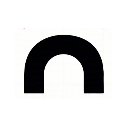 Pavement Ends Loop Stencil 16" x 12" for Painting Roadways