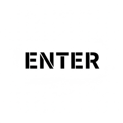 ENTER Stencil Template for Parking Lots