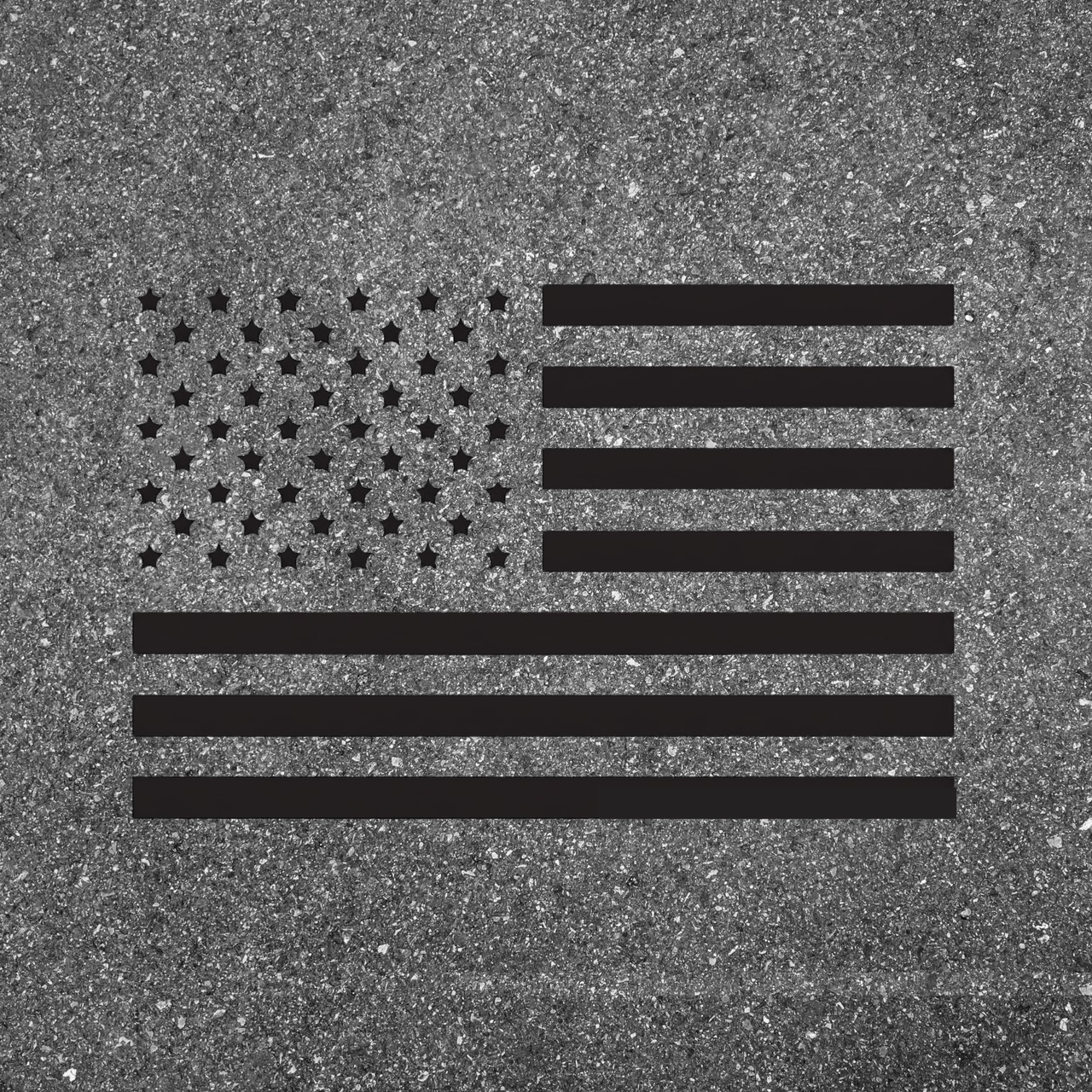 American Flag Stencil Stars and Stripes Template