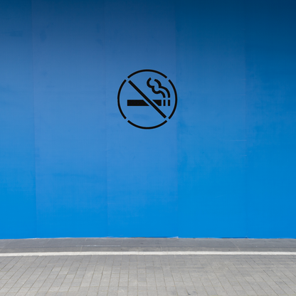 No Smoking Stencil 26" for Painting Floors or Walls