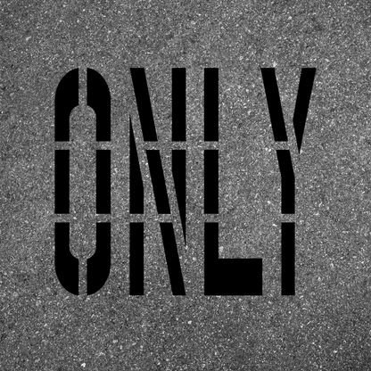 96" ONLY Stencil Department of Transportation 8 Foot Template