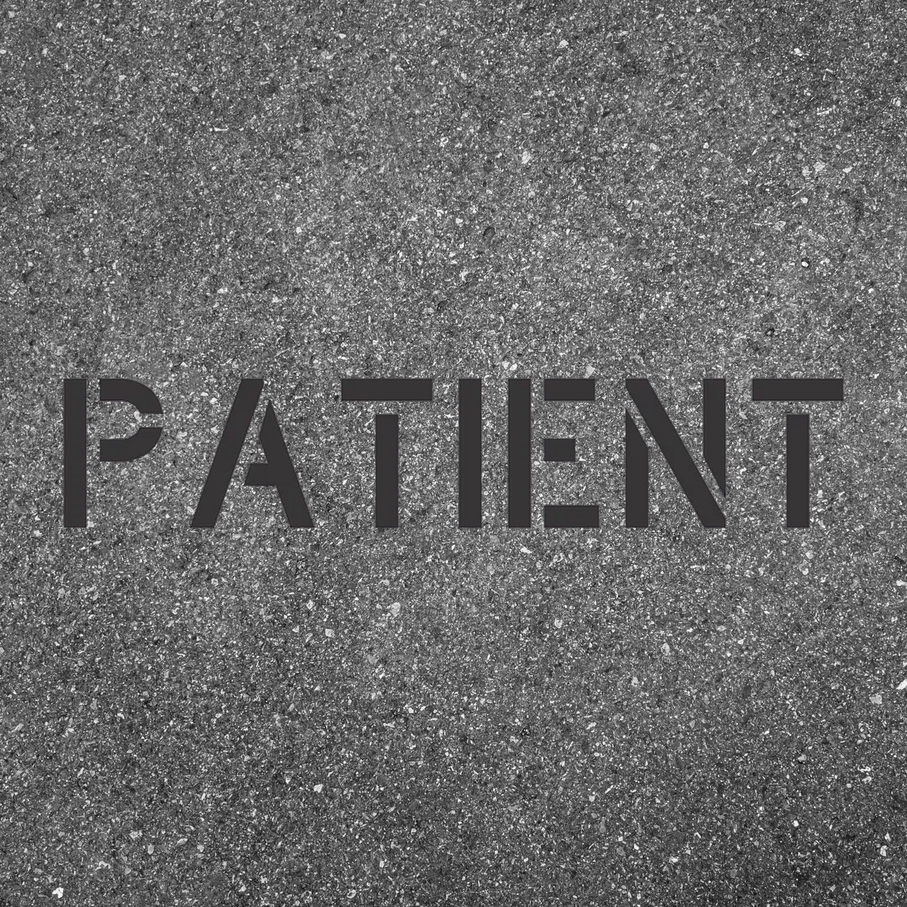 PATIENT Stencil with 12" Letters for Parking Zones