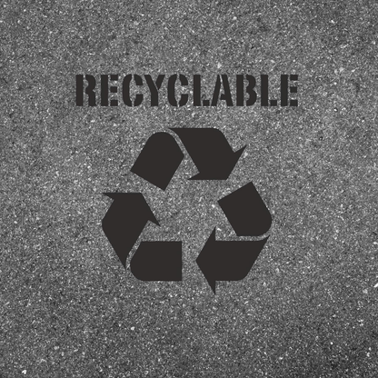 RECYCLABLE Stencil 24" Symbol
