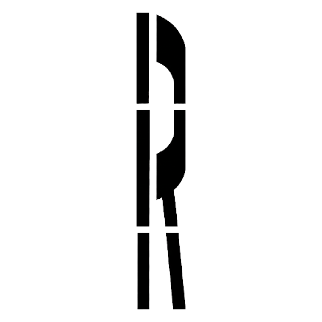 Railroad R R Stecil Railroad R Stencil 72