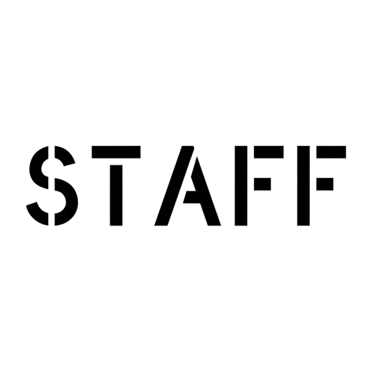 STAFF Stencil Parking Lot Template