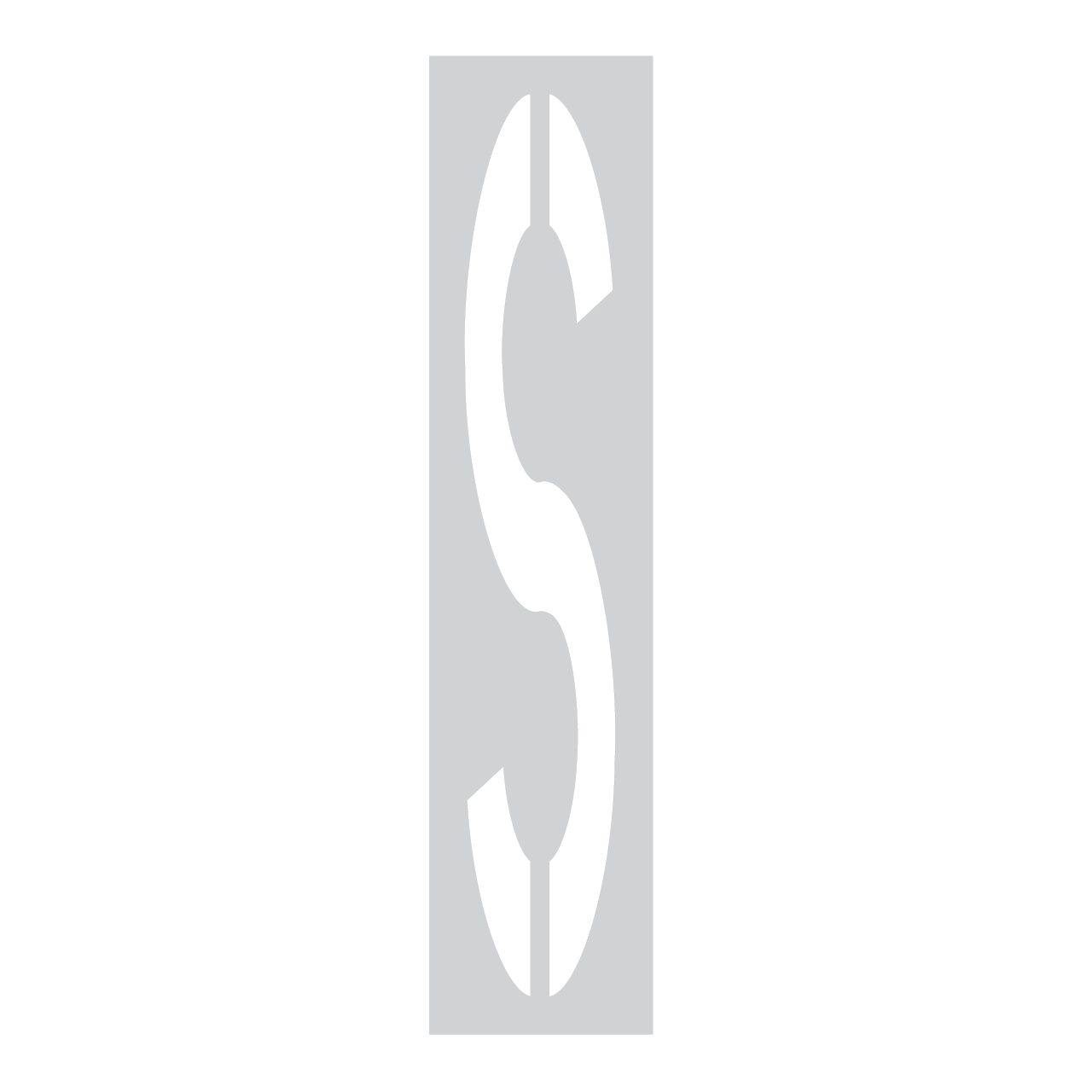 Alphabet Stencil Kit with 26 Pieces for Parking Lots and Schools