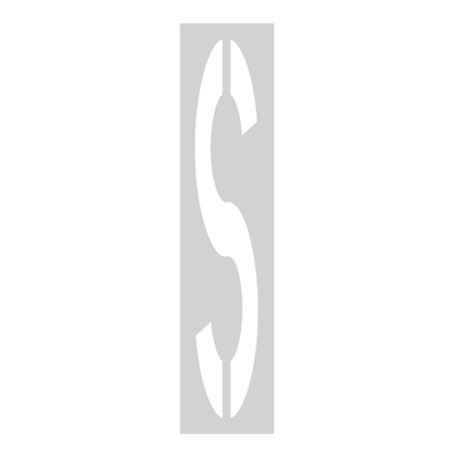 Alphabet Stencil Kit with 26 Pieces for Parking Lots and Schools