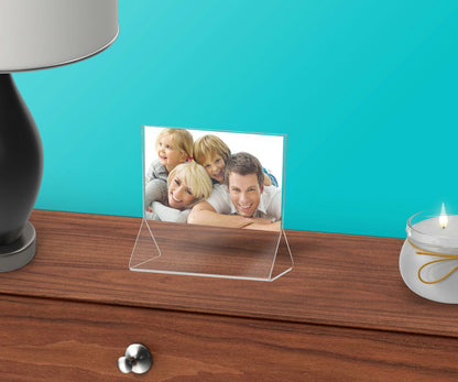 5"W x 3"H Sign Holder Double Sided Top Load  Flyer Ad Frame